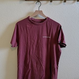 Medium Alphalete Shirt Maroon color